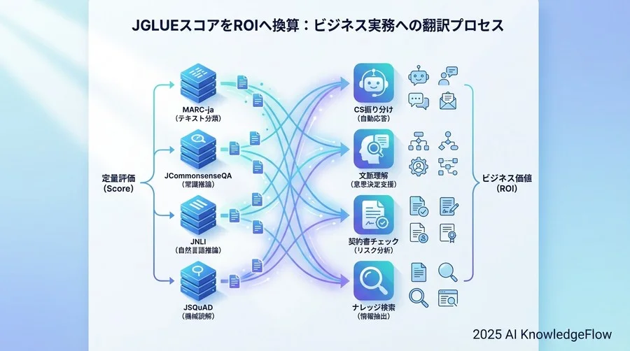 JGLUEの4タスクを「ビジネス実務」に翻訳する - Section Image