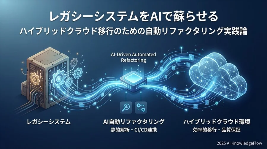 4. 実践ステップ：自動リファクタリングとクラウドネイティブ化 - Section Image