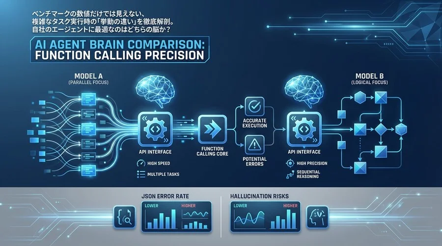 Gemini vs Claude：AIエージェントの「脳」はどっち？Function Calling精度と挙動の完全比較