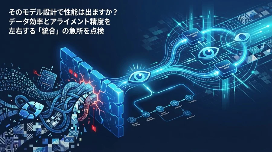 マルチモーダルAIの「統合の罠」を回避せよ：事前学習アーキテクチャ健全性診断ガイド