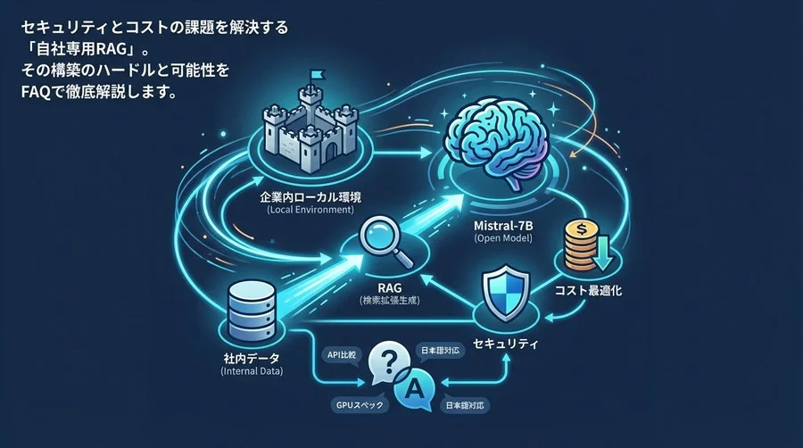 Mistral-7Bで挑む「外に出さない」RAG構築｜セキュリティとコスト最適化の技術選定FAQ
