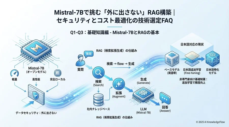 Q1-Q3：基礎知識編 - Mistral-7BとRAGの基本 - Section Image
