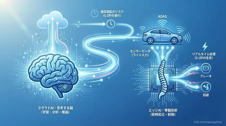 基礎知識：『脳』のクラウドと『脊髄反射』のエッジ - Section Image
