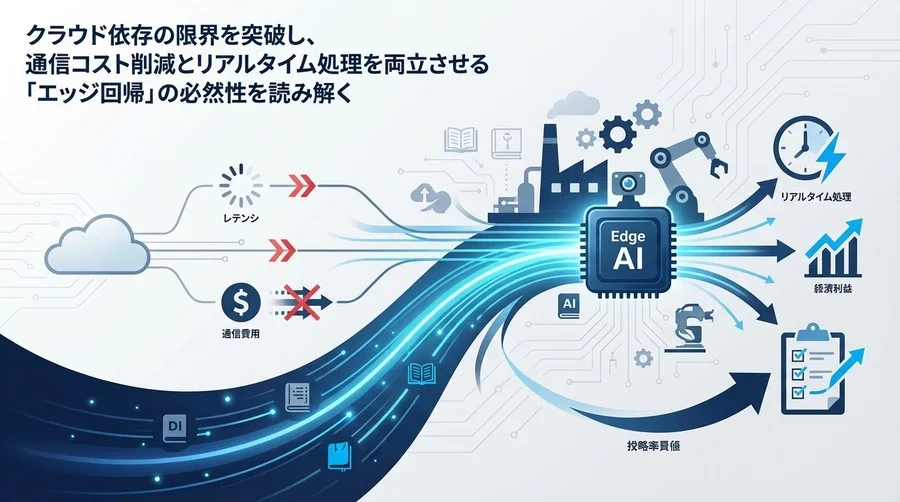 クラウド依存の限界とエッジAIの必然性：製造現場で加速するリアルタイム画像認識の投資価値