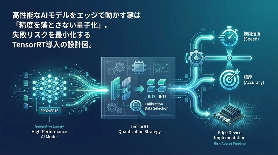 エッジAIの推論速度と精度を両立するTensorRT量子化戦略：失敗しないパイプライン設計図