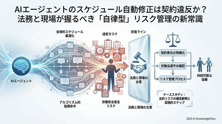 対内リスク：AI上司による「アルゴリズム的指揮命令」と労働法 - Section Image