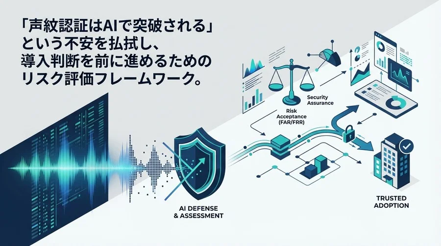 声紋認証のAIなりすましリスクを正しく恐れる：ビジネス視点の評価と防御戦略