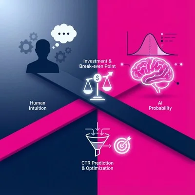 CTR予測AIの導入損益分岐点：広告予算を溶かす前に知るべき「確率論的」活用ガイド
