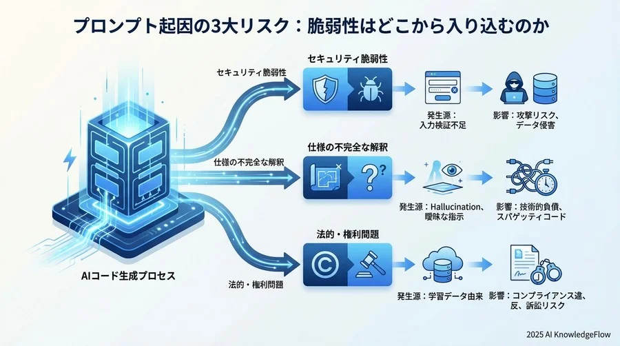 プロンプト起因の3大リスク：脆弱性はどこから入り込むのか - Section Image