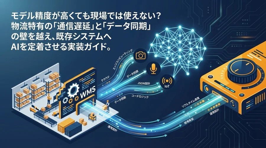 物流WMSとマルチモーダルAIの完全統合：現場で「使える」リアルタイム連携の実装ガイド