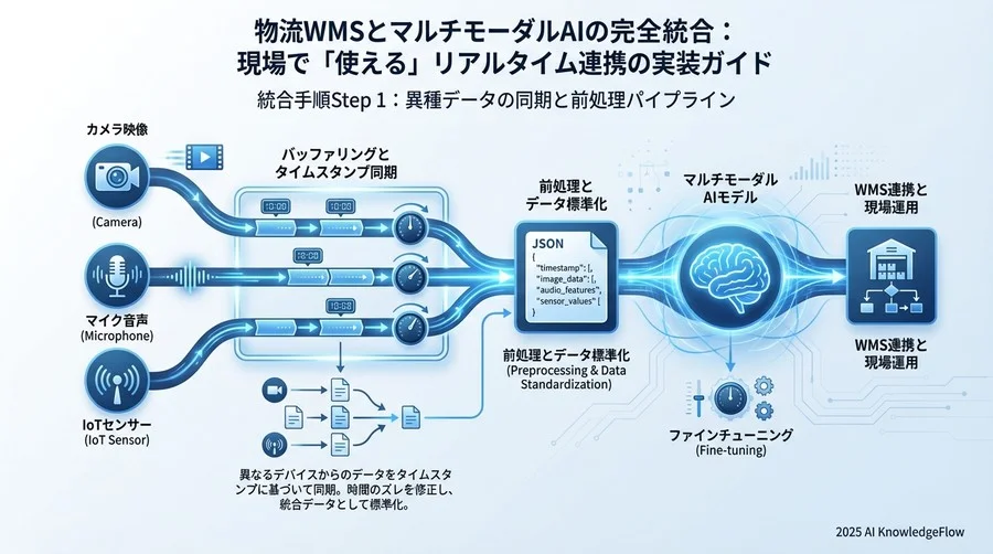 統合手順Step 1：異種データの同期と前処理パイプライン - Section Image