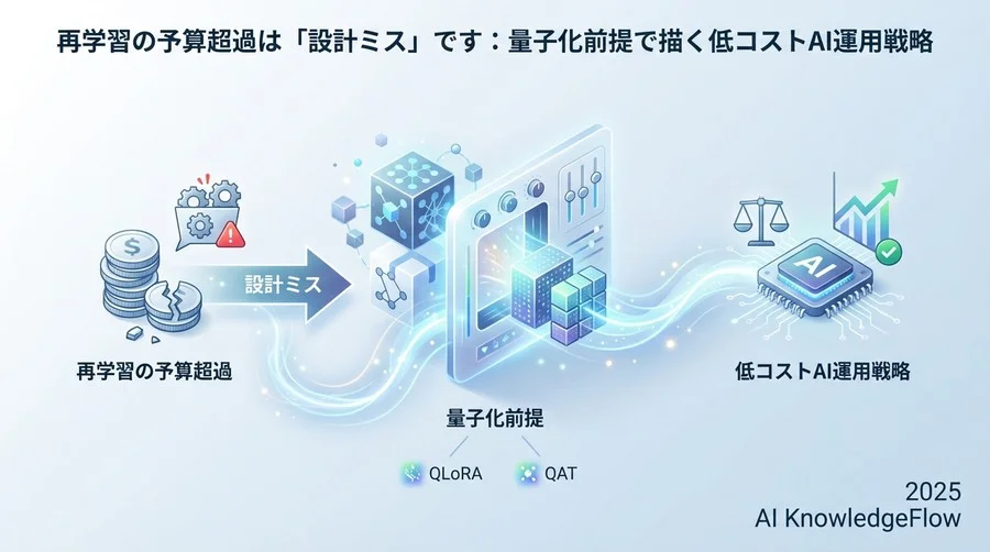 鉄則1：PTQ（学習後量子化）ではなくQAT（量子化考慮学習）を設計の起点にする - Section Image
