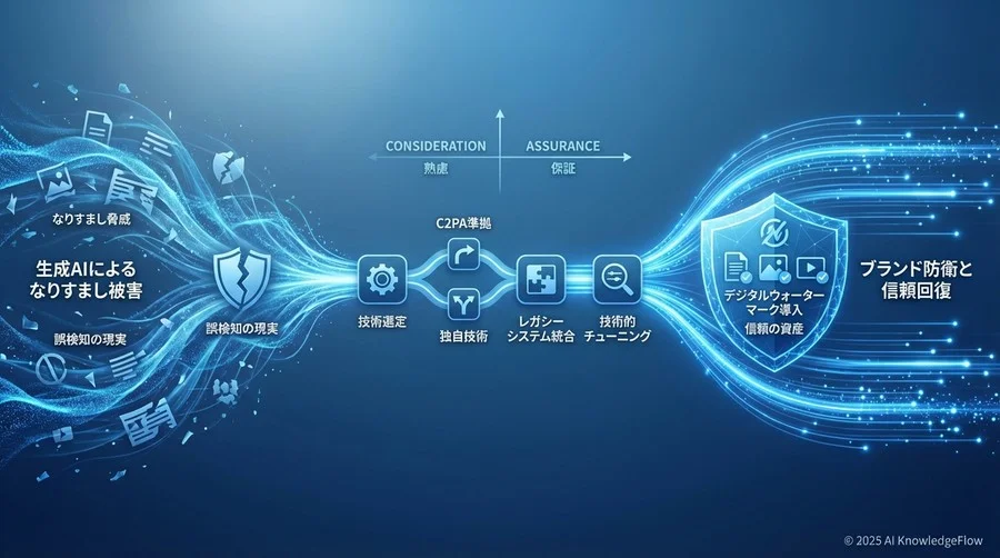 解決策の選定：C2PA準拠か、独自技術か - Section Image