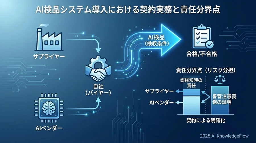 AI検品システム導入における契約実務と責任分界点 - Section Image