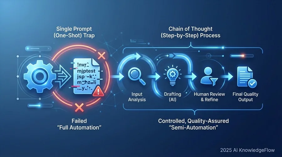 誤解②：「プロンプトは1回で完結させる」という一発生成の罠 - Section Image