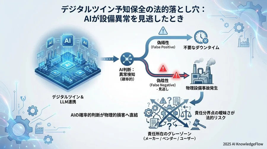 「完全自動化」の法的落とし穴：AIが設備異常を見逃したとき - Section Image