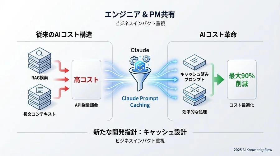 4. 【思考転換】プロンプトエンジニアリングから「キャッシュ設計」へ - Section Image 3