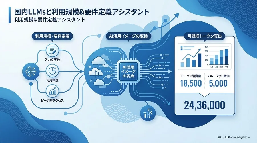 テンプレート①:利用規模・要件定義アシスタント - Section Image