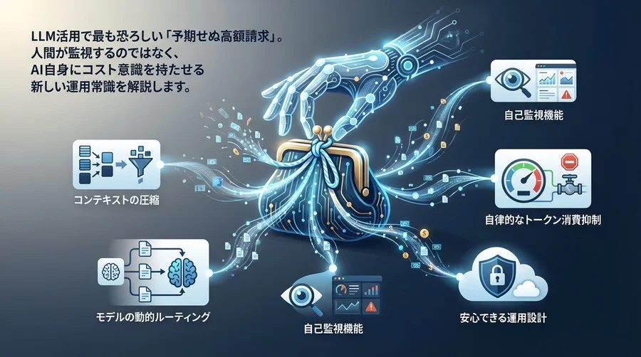 AI自身に「財布の紐」を握らせる。LLMコストを自律制御するエージェント運用術