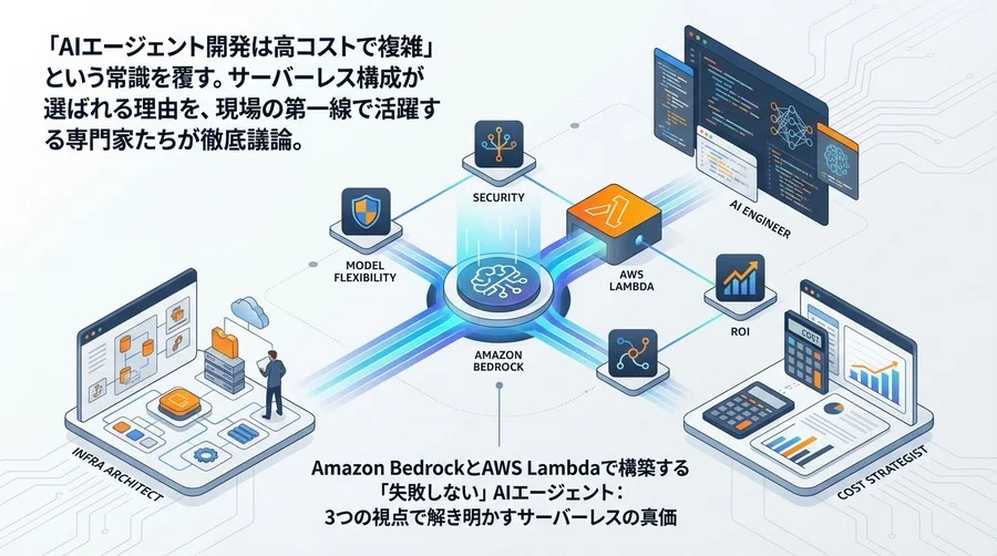 Amazon BedrockとAWS Lambdaで構築する「失敗しない」AIエージェント：3つの視点で解き明かすサーバーレスの真価