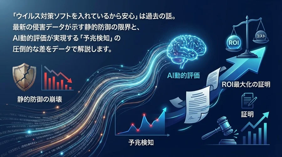 静的防御の崩壊：ディープラーニング動的評価が実現する「予兆検知」とROI最大化の証明