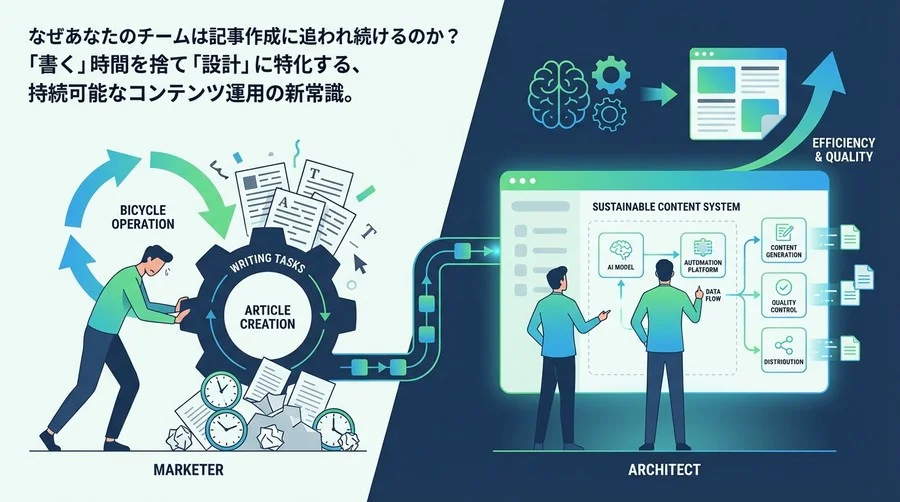 書く時間を捨て、設計に特化せよ：Makeで構築する持続可能なコンテンツ運用システム