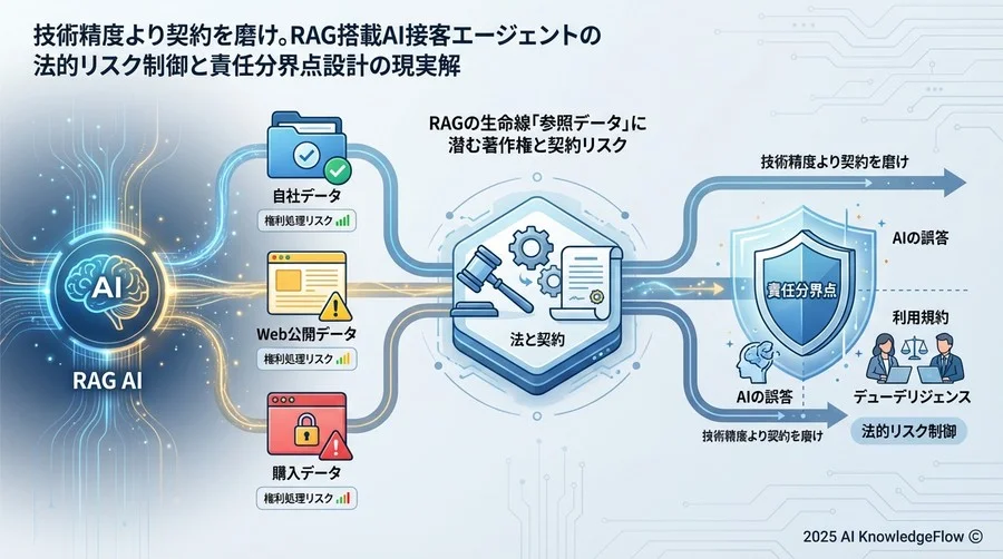 RAGの生命線「参照データ」に潜む著作権と契約リスク - Section Image