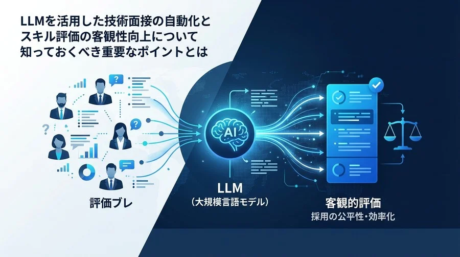 技術面接の「評価ブレ」をなくすAI活用術：非エンジニア人事が知るべきLLM基礎用語と自動化の仕組み