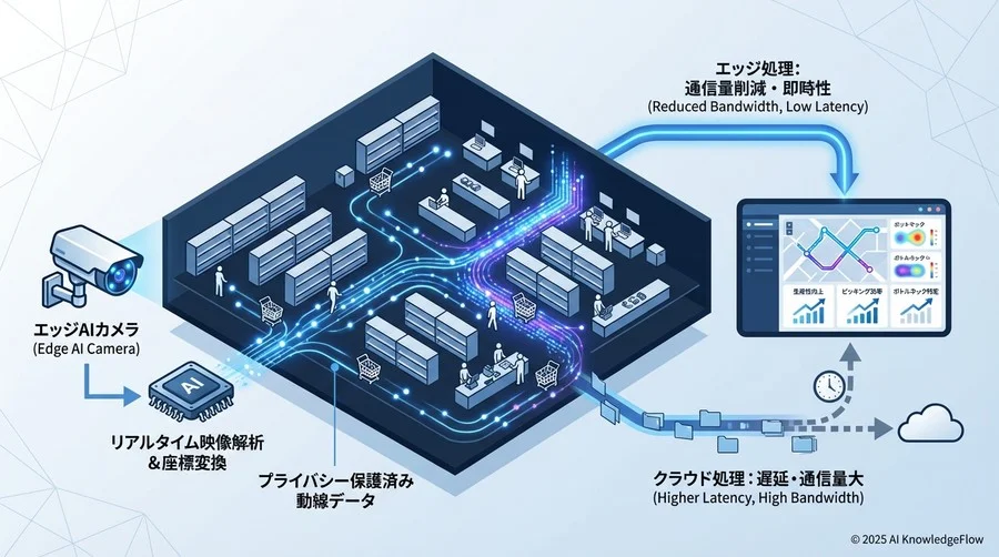 視点の転換：エッジAIカメラが可視化する「動線データ」という資産 - Section Image