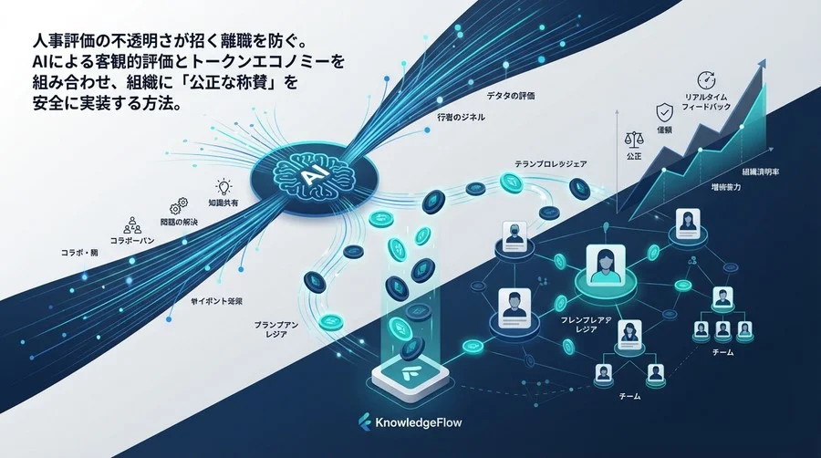 「見えない貢献」を資産に変える。AI×社内トークンで実現する納得の人事評価システム