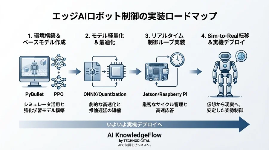 エッジAIで実現するロボット姿勢制御：推論遅延10msの壁を突破するPython実装ガイド - Conclusion Image