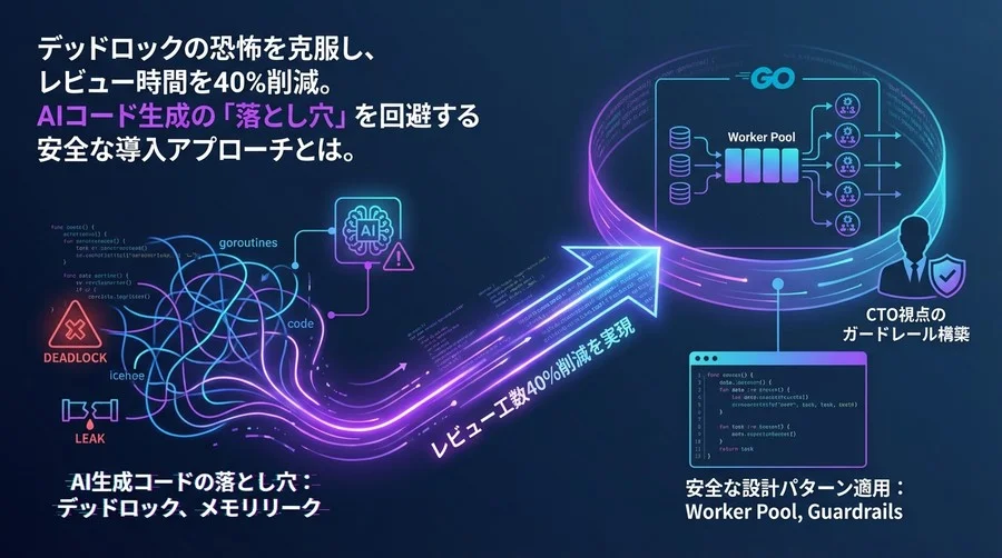 Go並行処理のAI生成におけるリスク管理と、レビュー工数を削減する安全な設計パターン導入ガイド