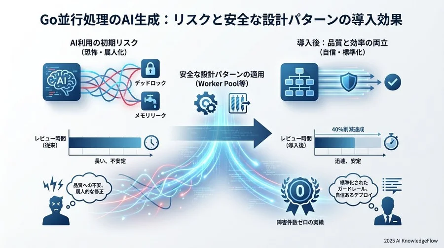 4. 導入効果：レビュー時間40%削減と障害発生ゼロの実現 - Section Image 3