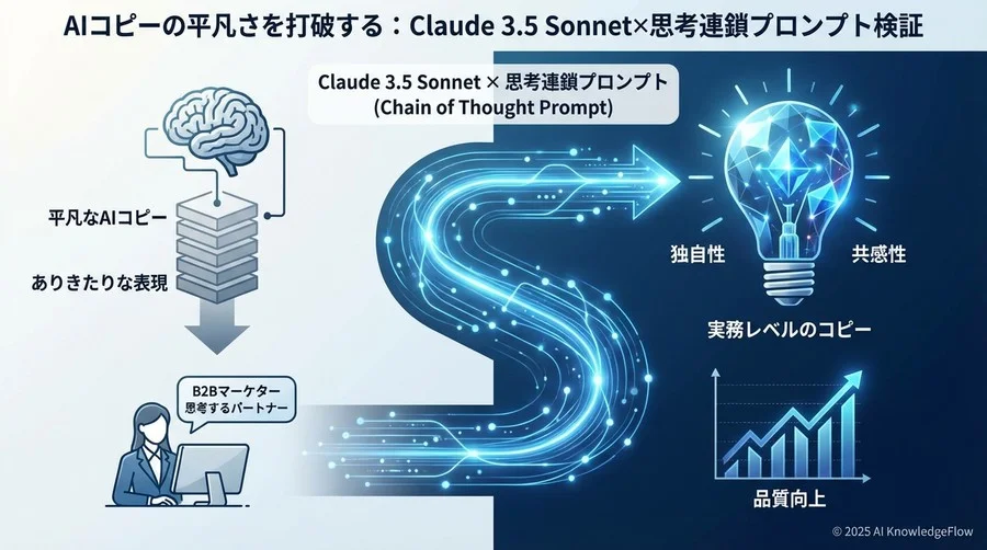 ベンチマークの目的：AIコピーの「平凡さ」を突破する - Section Image