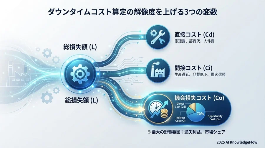 ダウンタイムコスト算定の解像度を上げる3つの変数 - Section Image