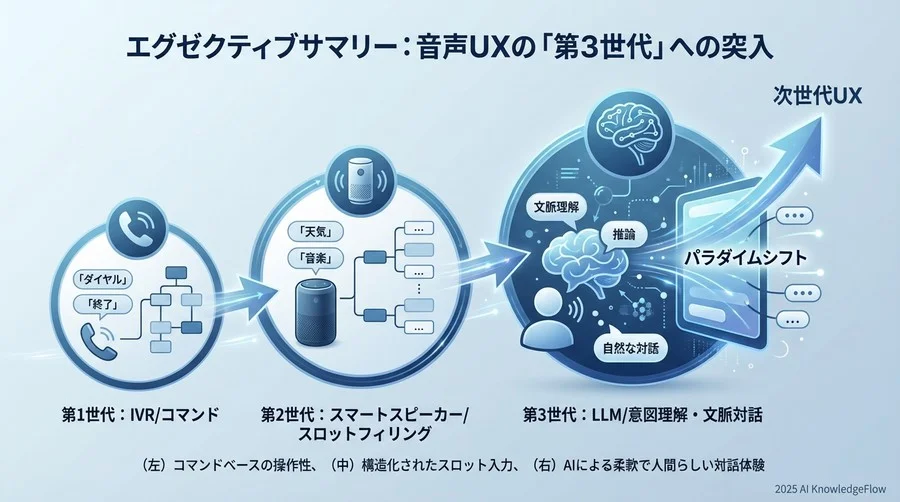 エグゼクティブサマリー：音声UXの「第3世代」への突入 - Section Image