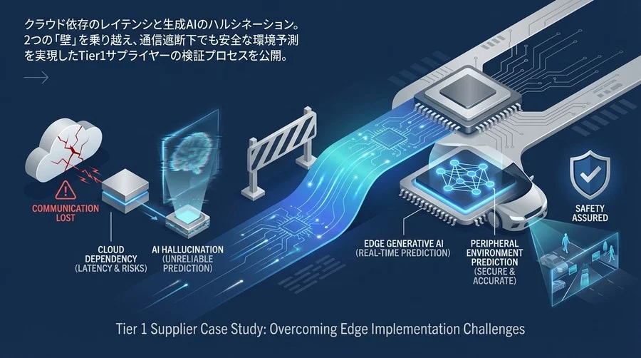 自動運転の死角を消す：通信遮断下でも安全を担保するエッジ生成AIの実装検証録