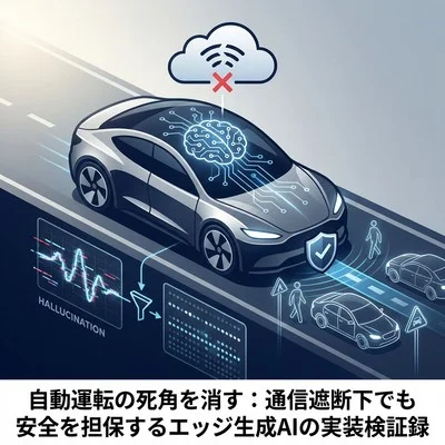 自動運転の死角を消す：通信遮断下でも安全を担保するエッジ生成AIの実装検証録