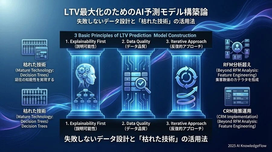 LTV予測モデル構築の3つの基本原則 - Section Image