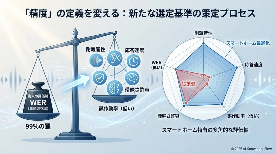 「精度」の定義を変える：新たな選定基準の策定プロセス - Section Image