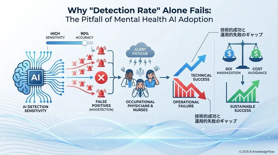 なぜ「発見率」だけでは失敗するのか：メンタルヘルスAI導入の落とし穴 - Section Image