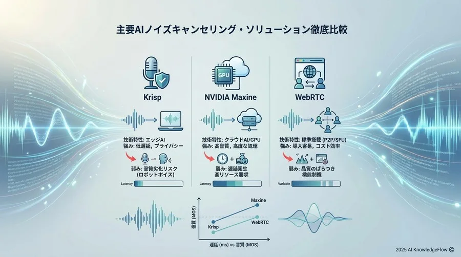 主要AIノイズキャンセリング・ソリューション徹底比較 - Section Image