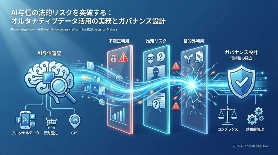 オルタナティブデータ活用が抵触しうる3つの法的境界線 - Section Image