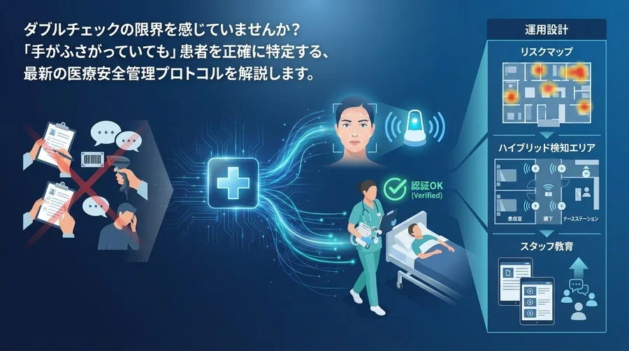 ダブルチェックの限界へ挑む：顔認証×ビーコンで実現する「手がふさがらない」患者誤認防止プロトコル