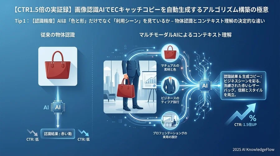 Tip 1：【認識精度】AIは「色と形」だけでなく「利用シーン」を見ているか - Section Image