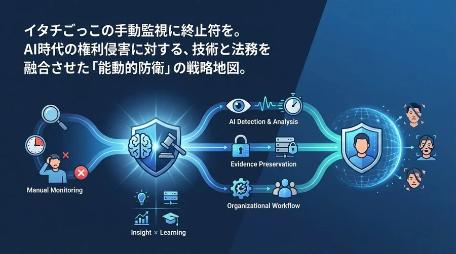 ディープフェイク検出AIで実現する肖像権保護：法務と技術が融合する能動的防衛戦略