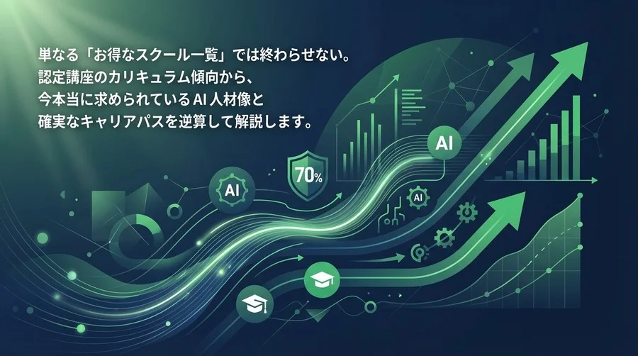 最大70%還付の真実：教育訓練給付金対象AIスクールで狙うエンジニア生存戦略