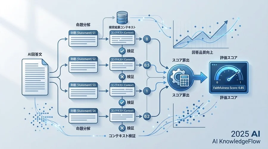 2. RAGASフレームワークの評価ロジックを解剖する - Section Image