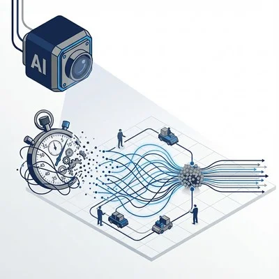 ストップウォッチの限界を突破せよ。AIカメラ動線分析で製造現場の「隠れたムダ」を排除するIE実践法