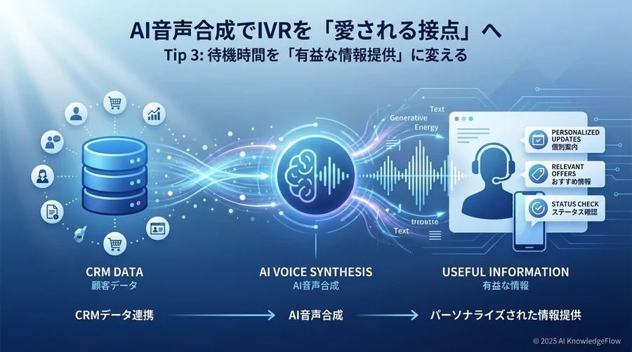 Tip 3：待機時間を「有益な情報提供」に変える - Section Image